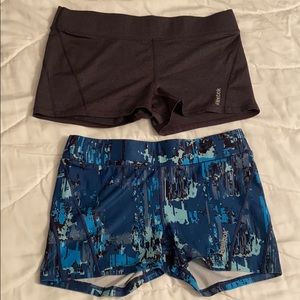 Reebok bike shorts, spandex (short)
